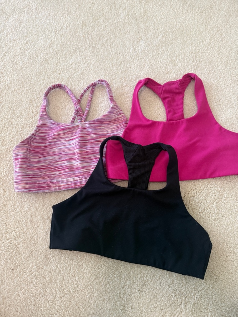 Athleta Girl sports bras- M/8-10